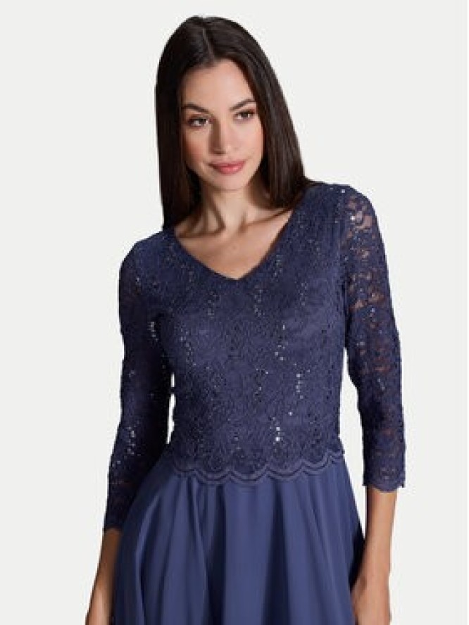 Swing Sukienka koktajlowa 5AI08900 Niebieski Regular Fit