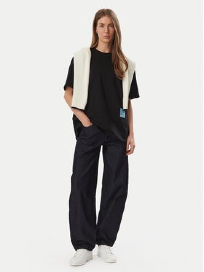 Karl Lagerfeld Jeans T-Shirt B4W17076 Czarny Relaxed Fit