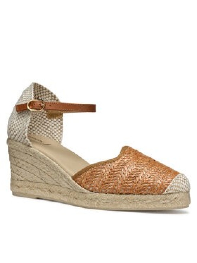 Geox Espadryle D Gelsa Low D55NGE 02MLM C5006 Brązowy