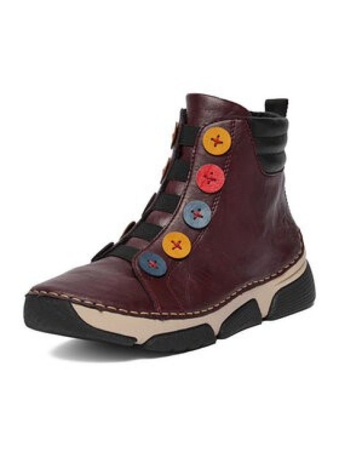 Rieker Botki CEO-45977-30 Bordowy