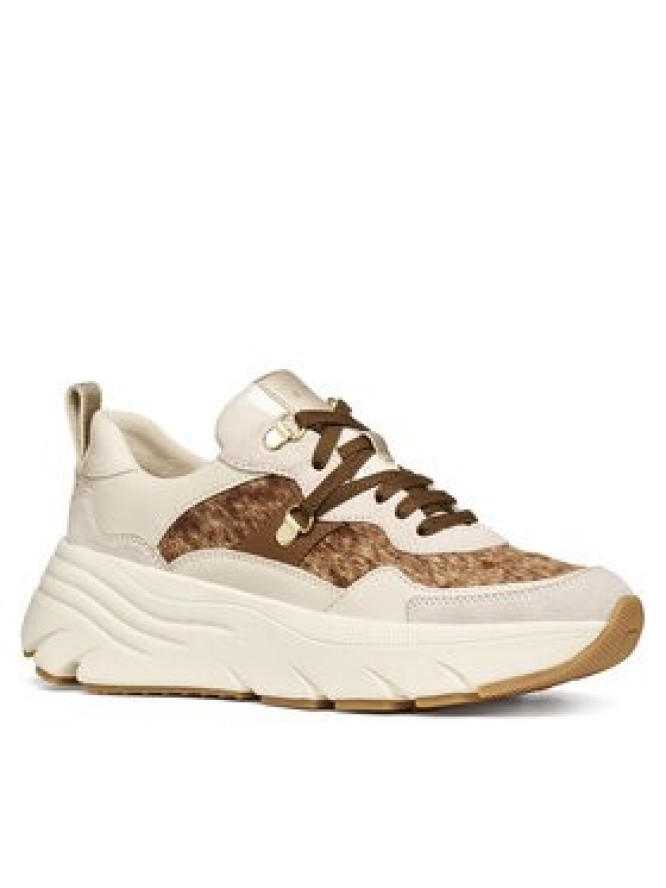 Geox Sneakersy D Diamanta D36UFE 0QS22 C1S5V Biały