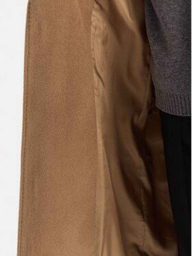 Weekend Max Mara Płaszcz wełniany Tempera 2525016082 Brązowy Regular Fit
