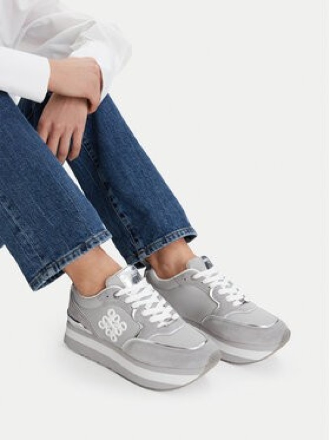 Nine West Sneakersy SS25-3C093 Srebrny