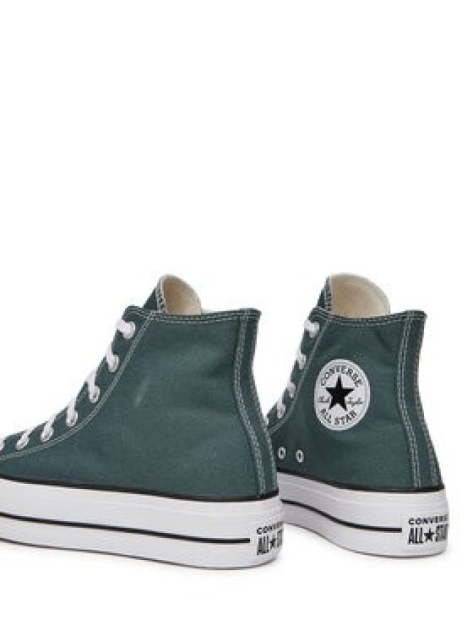 Converse Trampki Chuck Taylor All Star Lift Platform A12596C Zielony