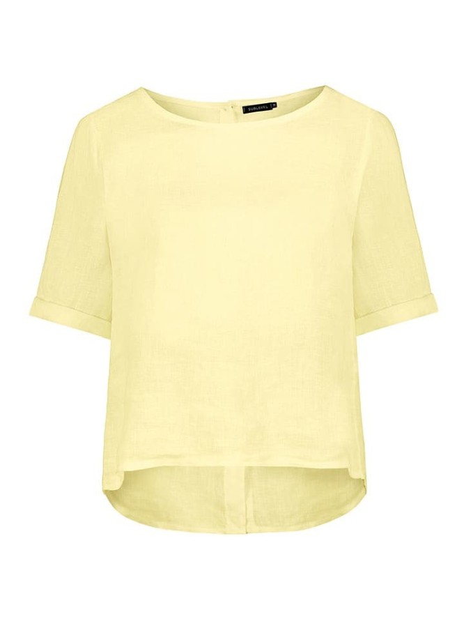 Eight2Nine Bluzka w kolorze żółtym rozmiar: S/M