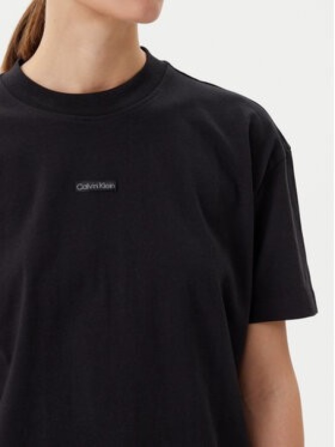 Calvin Klein Jeans T-Shirt Placed Institutional J20J225539 Czarny Relaxed Fit