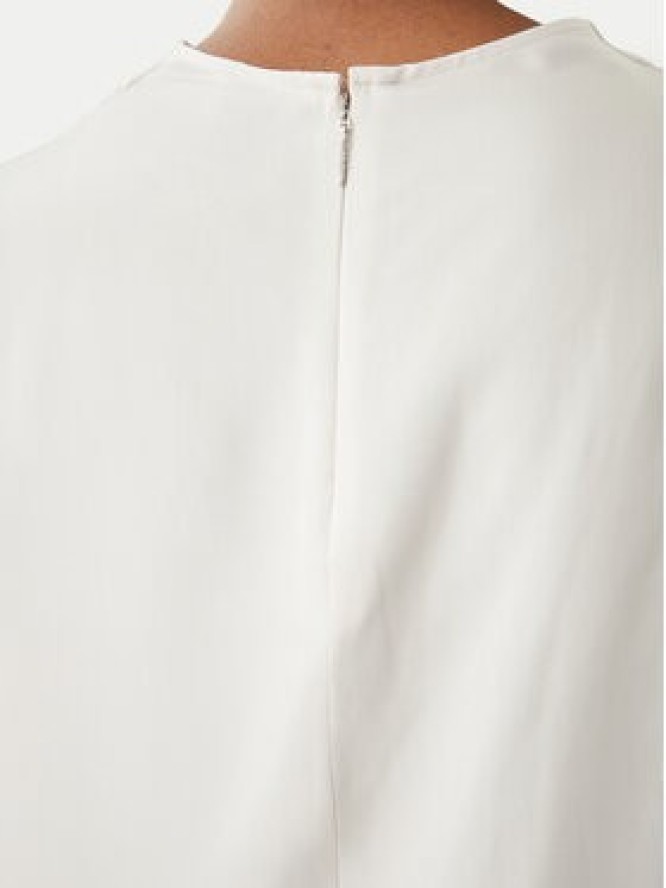 Calvin Klein Bluzka LV044F161G Biały Regular Fit