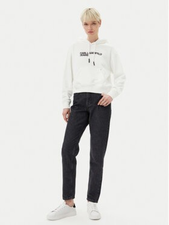 Karl Lagerfeld Jeans Bluza A2W20053 Biały Regular Fit