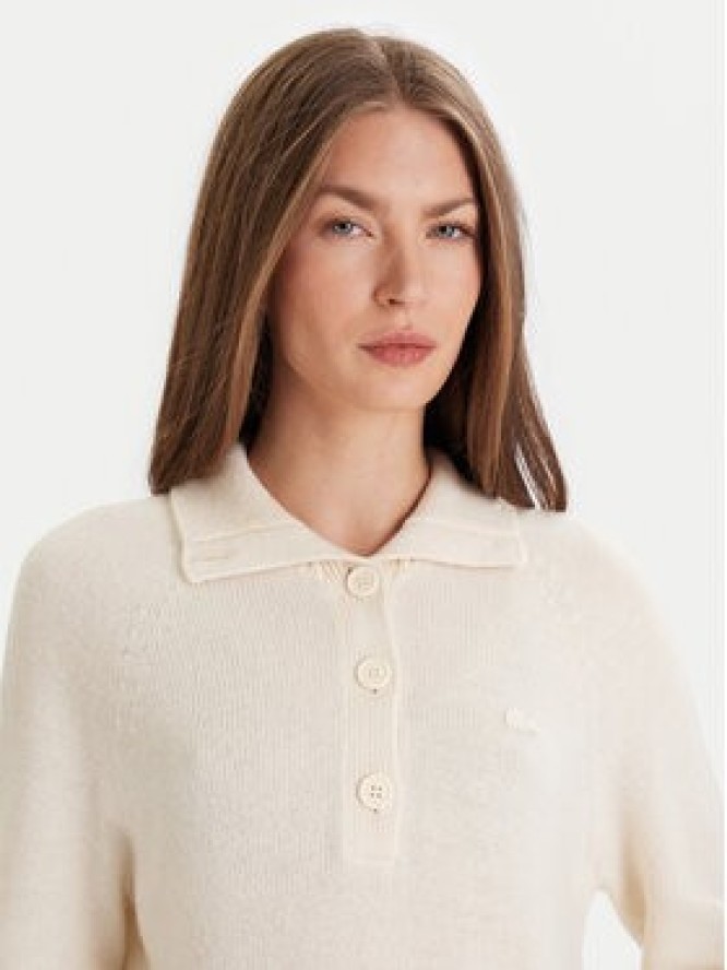 Lacoste Sweter AF4010 Écru Regular Fit