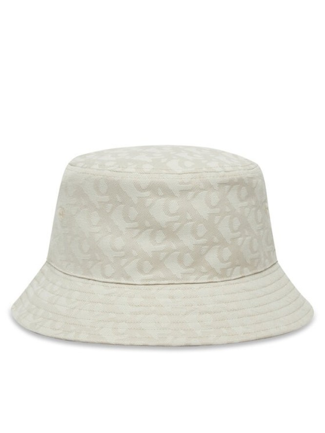 Calvin Klein Kapelusz Logo Jacquard Bucket Hat LV04K5059G Beżowy