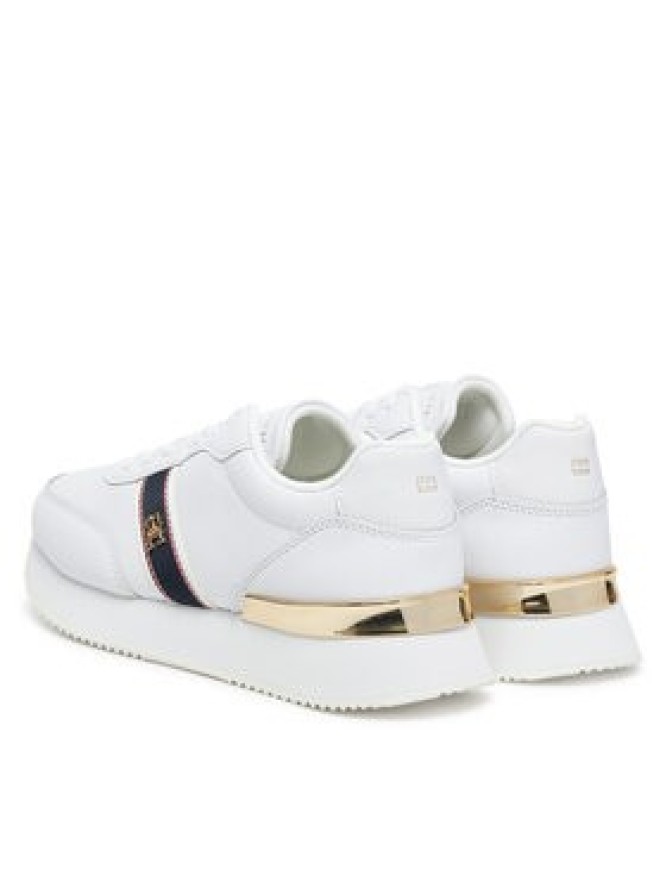 Tommy Hilfiger Sneakersy Webbing Runner FW0FW08904 Biały