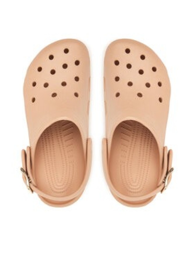 Crocs Klapki Classic Metallic Buckle Clog 213543 Różowy