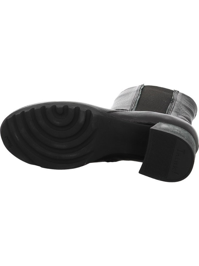 Think! Skórzane botki w kolorze czarnym rozmiar: 37,5