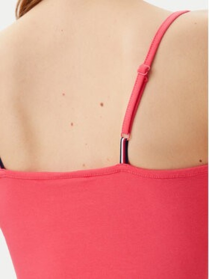 Tommy Jeans Sukienka letnia Essential DW0DW21354 Różowy Slim Fit