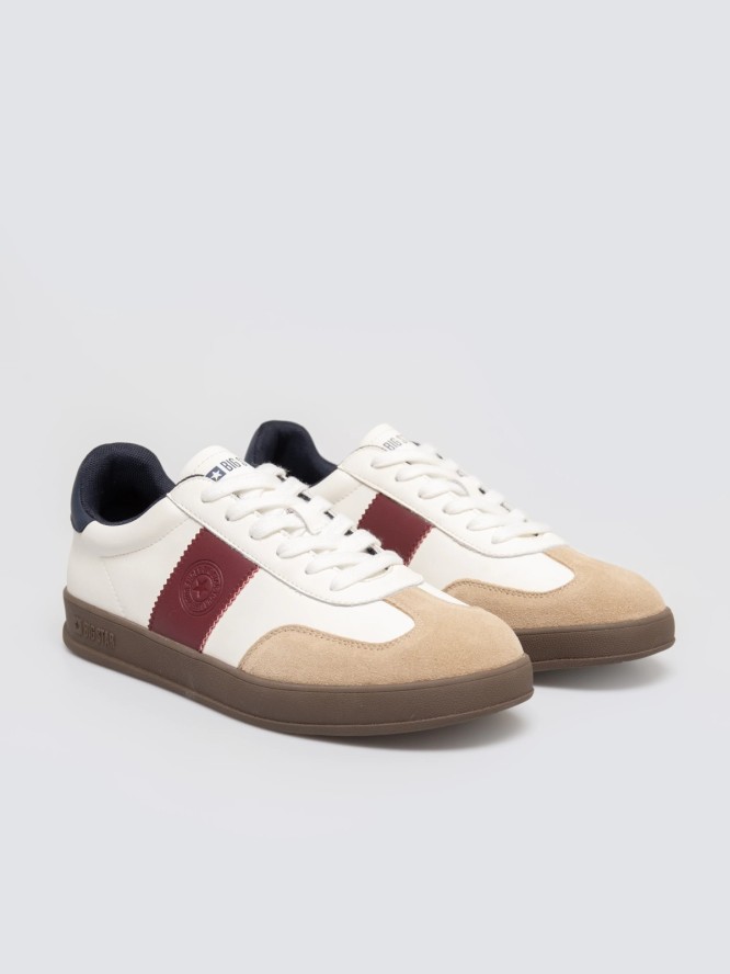 Sneakersy damskie ze skóry naturalnej białe SS274687 101