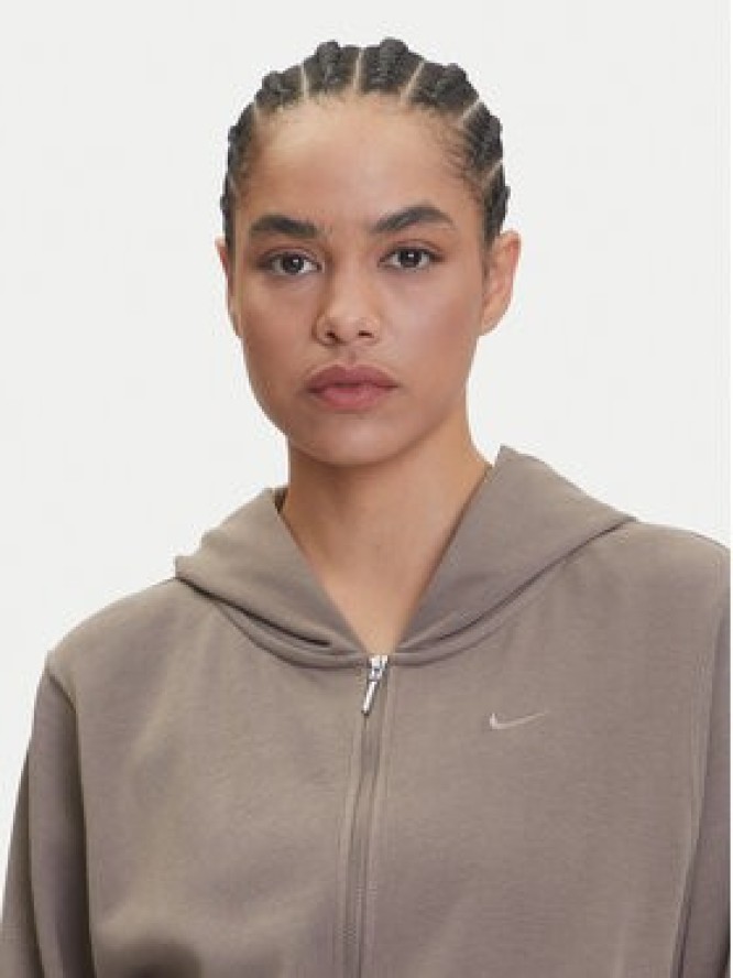 Nike Bluza Chill Terry FN2415 Brązowy Relaxed Fit