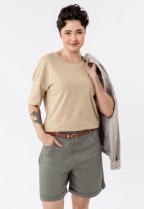 Gładki t-shirt, Comfort Fit, T-RODOS