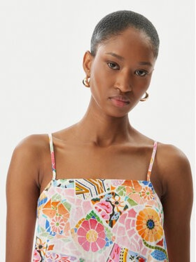 Seafolly Sukienka letnia Beach Bohème 55773-DR Kolorowy Regular Fit