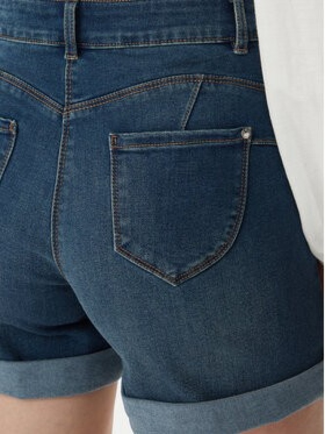 Morgan Szorty jeansowe 241-SHAKU Niebieski Regular Fit