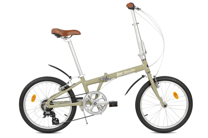 Folding - 7-biegowy aluminiowy rower składany 20" Beige