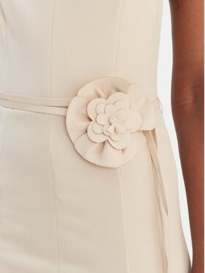 Guess Sukienka koktajlowa W6RK0G KC9O0 Beżowy Regular Fit