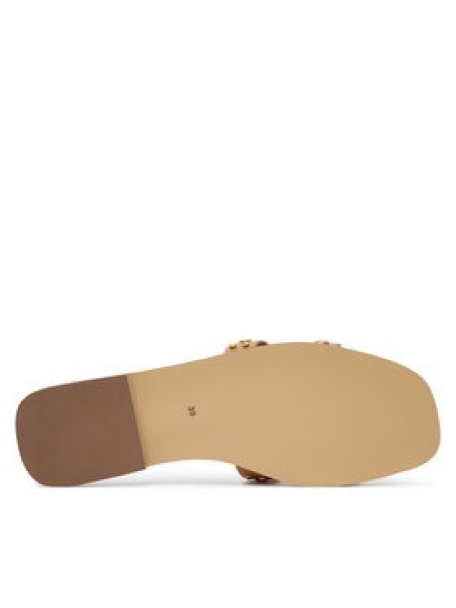 TWINSET Klapki 251TGT072 Brązowy