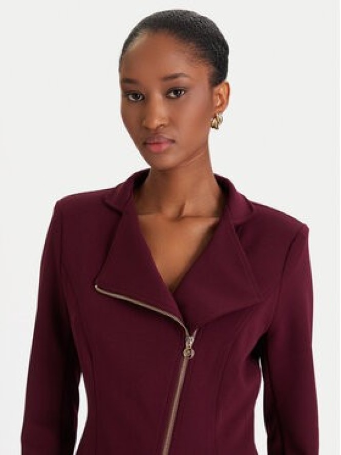 Rinascimento Marynarka CFC0125220003 Bordowy Slim Fit