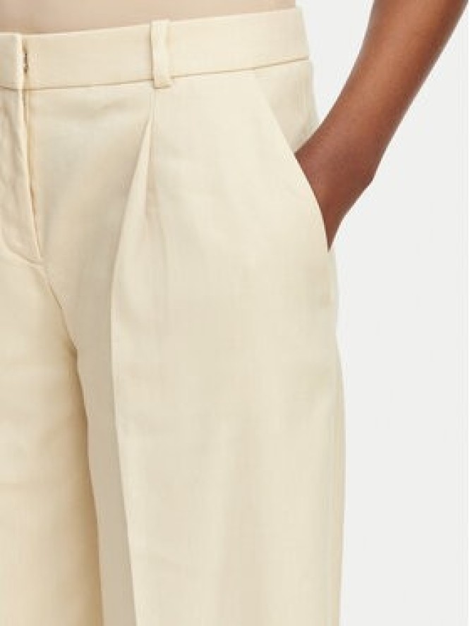 HUGO Spodnie materiałowe Halati 50559839 Beżowy Regular Fit