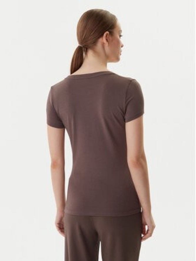 EA7 Emporio Armani T-Shirt 8NTT65 TJDQZ U6063 Brązowy Slim Fit