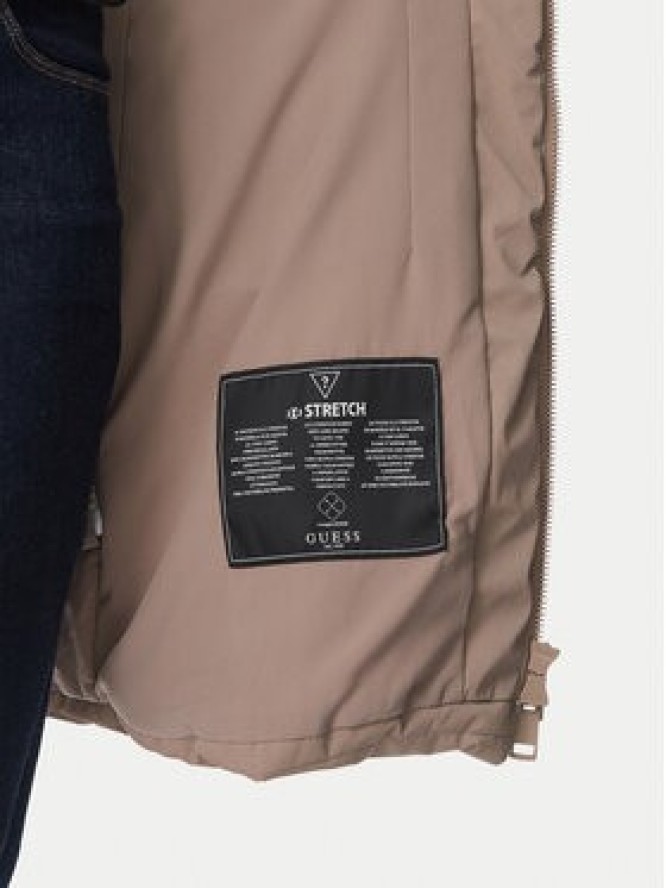 Guess Kurtka zimowa W4BL61 WGLZ0 Beżowy ciemny Slim Fit