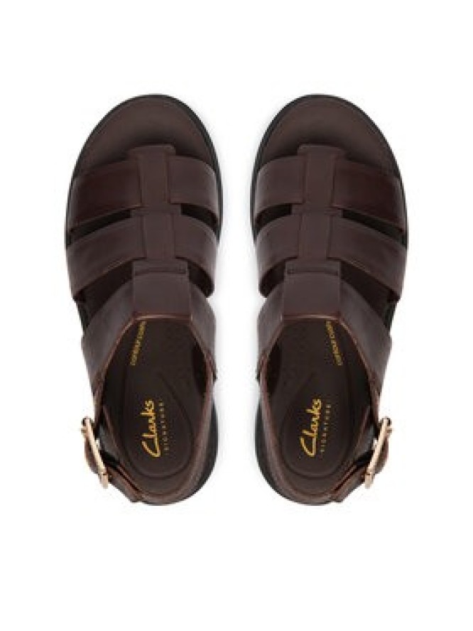 Clarks Sandały Orinoco3 Strap 26186095 Brązowy
