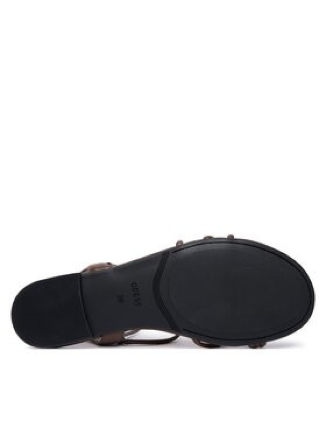 Guess Sandały FLTTAB ELE03 Brązowy