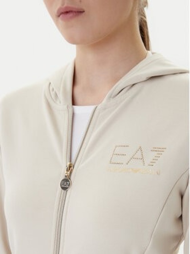 EA7 Emporio Armani Bluza 7W001044 AF12482 U1088 Beżowy Regular Fit
