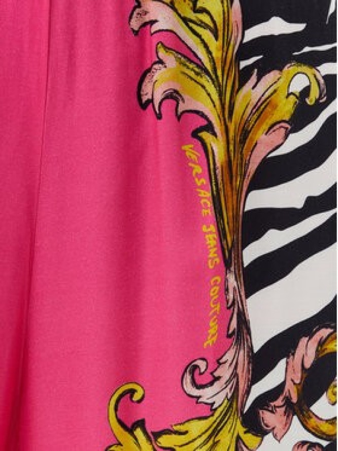 Versace Jeans Couture Spodnie materiałowe 78HAA1P2 Różowy Straight Fit