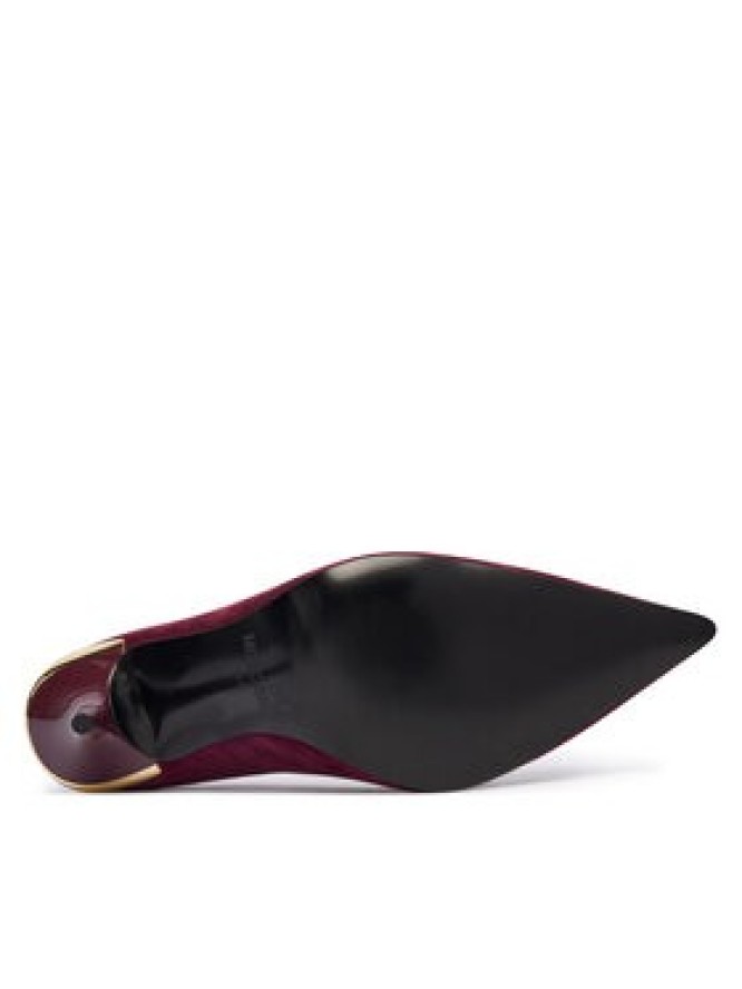 LOVE MOSCHINO Szpilki JA10459G0NJA0556 Bordowy