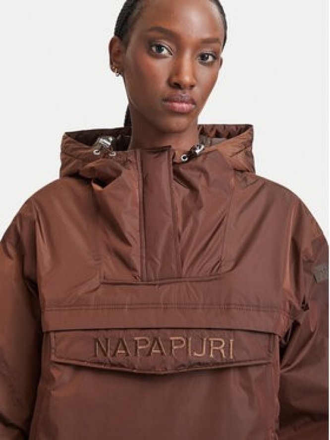 Napapijri Kurtka anorak Rainforest Optique W NP0A8AHAW331 Brązowy Oversize