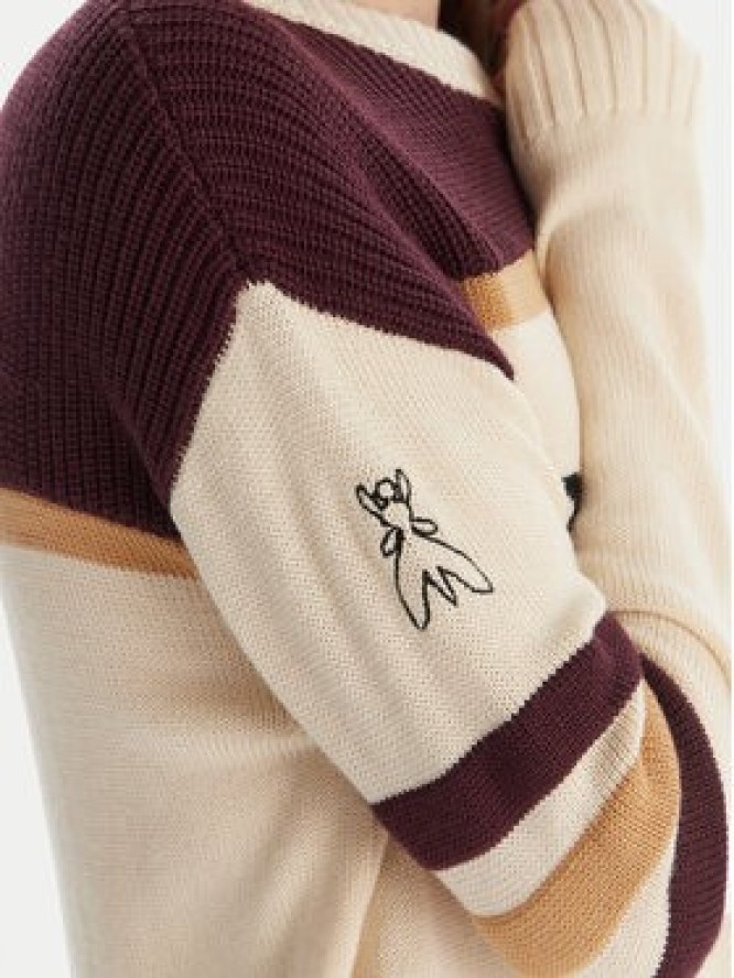 Patrizia Pepe Sweter 2K0352/K298-YA34 Écru Regular Fit