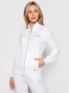 EA7 Emporio Armani Bluza 8NTM43 TJ9RZ 1100 Biały Regular Fit