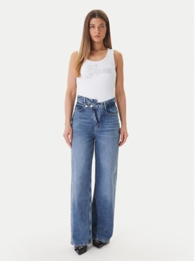 Guess Top W6GP22 K2954 Biały Regular Fit