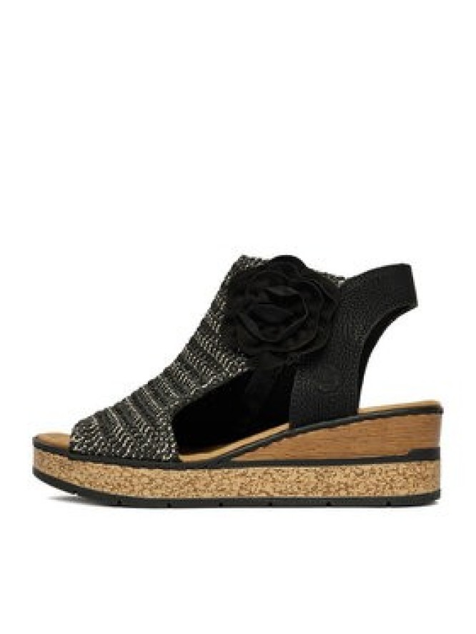 Rieker Sandały CEO-63791-01 Czarny