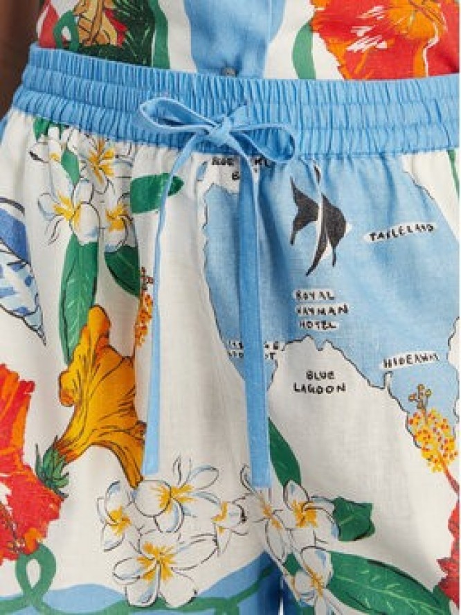 Seafolly Szorty materiałowe Viva Vacation 55669-SH Błękitny Regular Fit