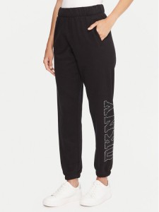 DKNY Sport Spodnie dresowe DP5P3737 Czarny Regular Fit