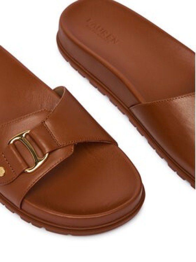 LAUREN RALPH LAUREN Klapki 802982883001 Brązowy