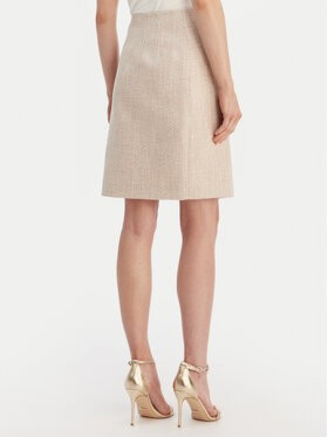 Luisa Spagnoli Spódnica ołówkowa Tanzania 543169 Beżowy Regular Fit