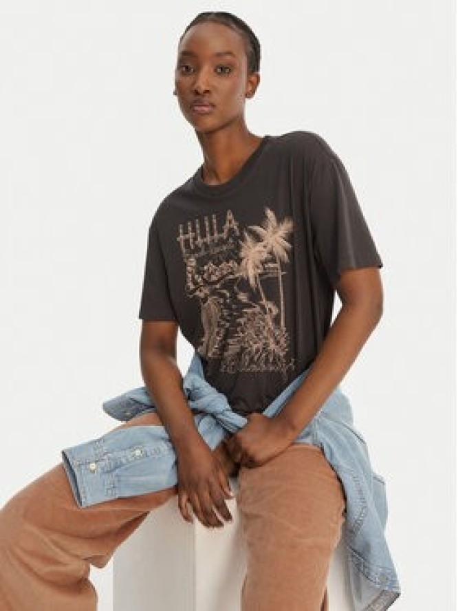 Billabong T-Shirt Vacay Wonder EBJZT00569 Czarny Loose Fit