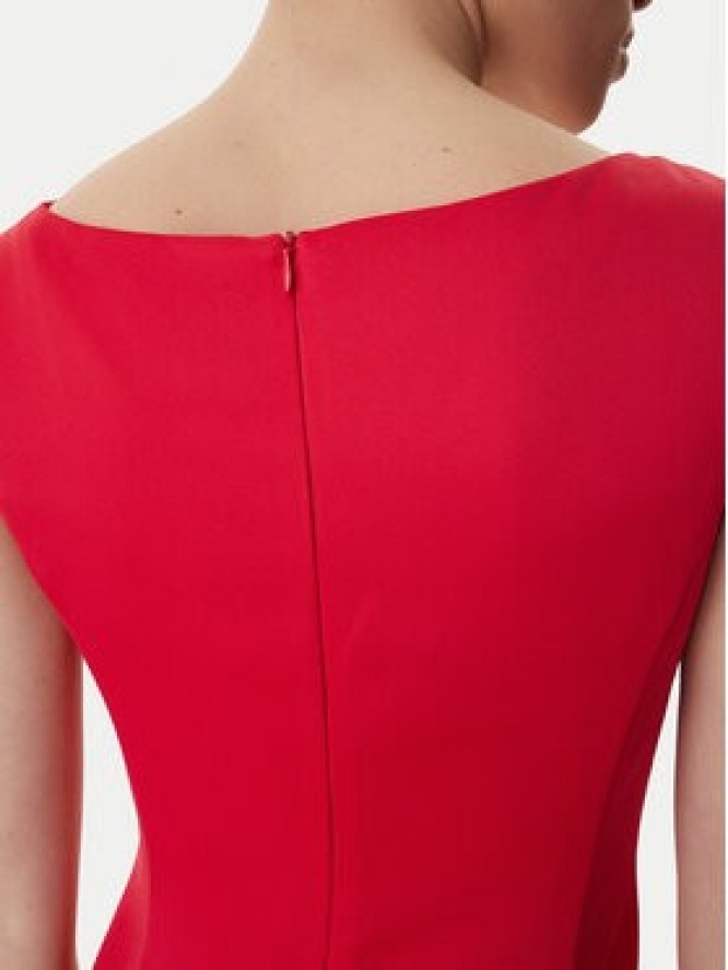 Marella Sukienka koktajlowa Perle 2613221063 Czerwony Slim Fit