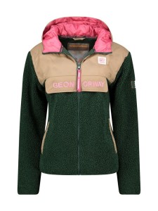 Geographical Norway Kurtka polarowa "Techic" w kolorze ciemnozielonym rozmiar: 3XL