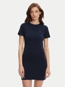 Tommy Hilfiger Sukienka codzienna New Cody WW0WW42721 Granatowy Slim Fit