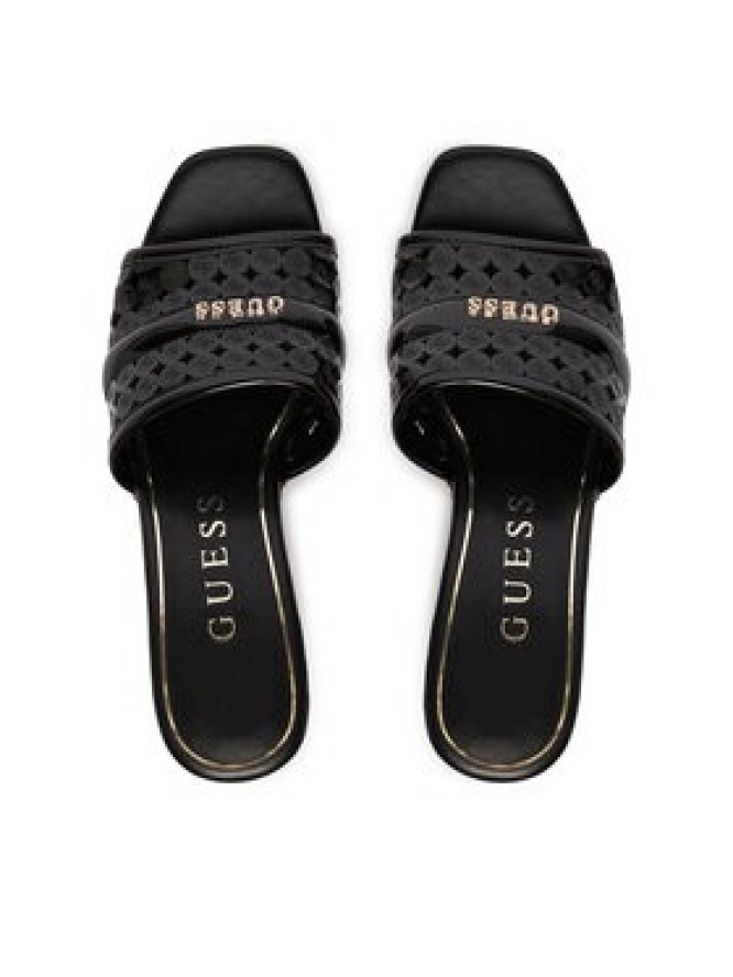 Guess Klapki FLJQUI PAF04 Czarny