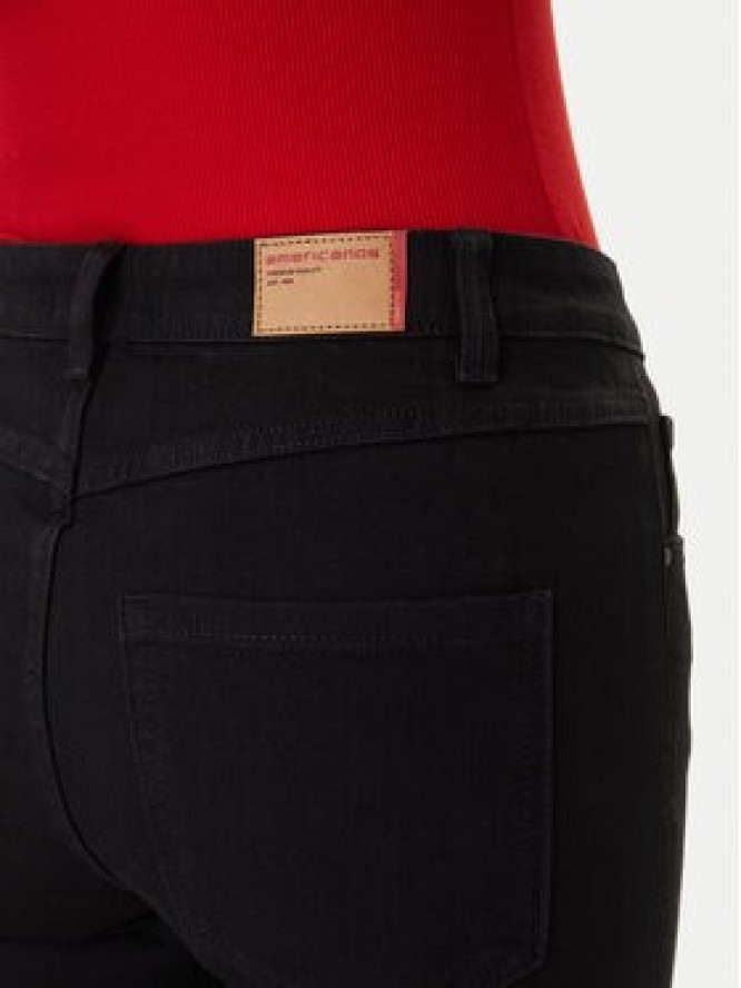 Americanos Jeansy Dakota W126-AMLTR-1005-48D Czarny Skinny Fit